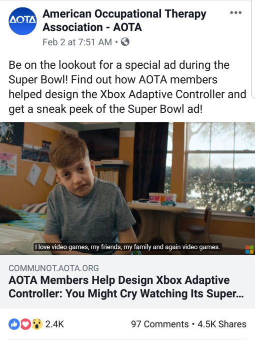 The microsoft Super Bowl ad